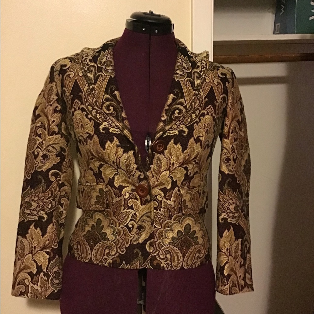 Focus 2000 Size Petite Decorative Blazer